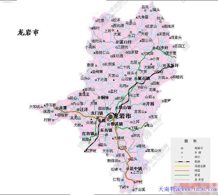 東莞到龍巖市地圖 www.981958.cn
